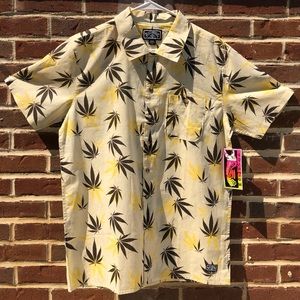 Billabong Hemp Leaf Short Sleeve Button-down